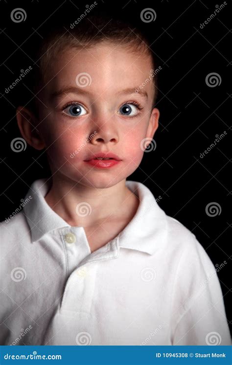 Sad Boy Stock Photo Image Of Background Blue Displeased 10945308