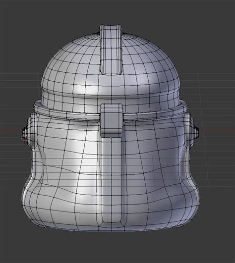 3d Model Clone Trooper Helmet Vr Ar Low Poly Cgtrader