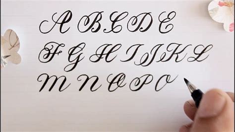 How To Write In Calligraphy Easy Way For Beginners Hand Lettering