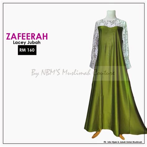 Related posts of desain baju gamis kembang payung. Nbm's Muslimah Couture: Jubah Muslimah Potongan Kembang ...