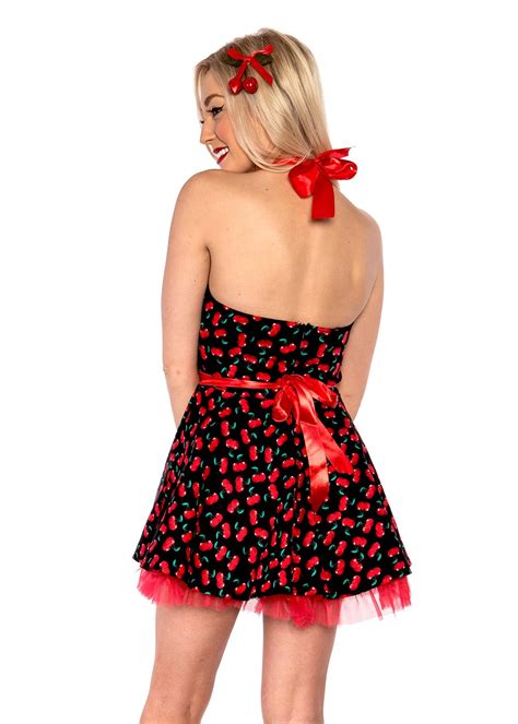 Ladies 50s Cherry Pinup Costume