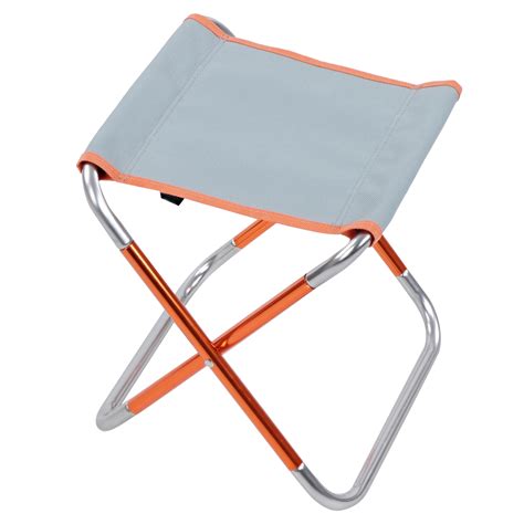 Rc Small Folding Stool Travel Chair 12in Lightweight Fold Up Stool