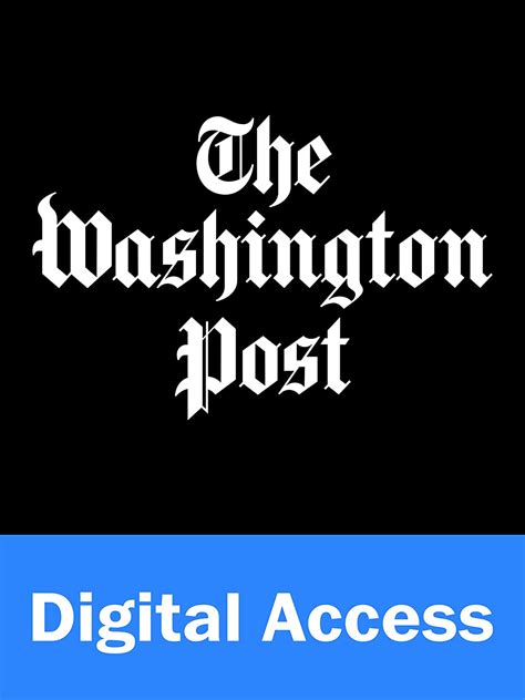 The Washington Post Digital Access Online Store For Goods