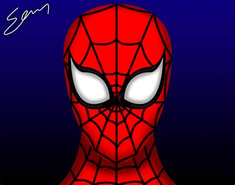 Artstation Spider Man Face