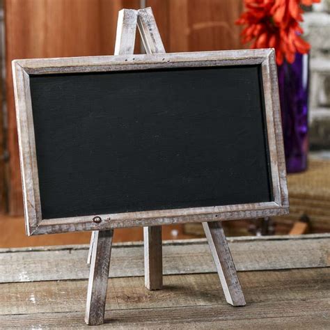 Distressed Wood Chalkboard Easel Mini Chalkboards Basic Craft