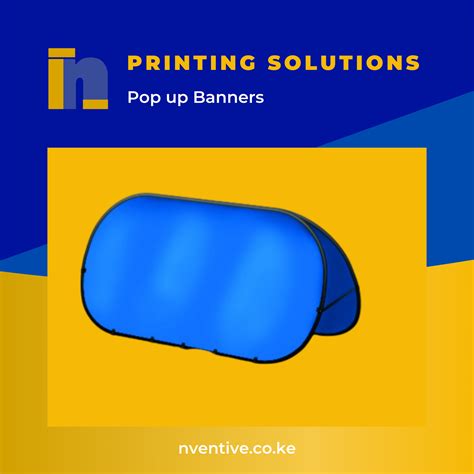 We Print Pop Up Display Banners At Nventive Communication