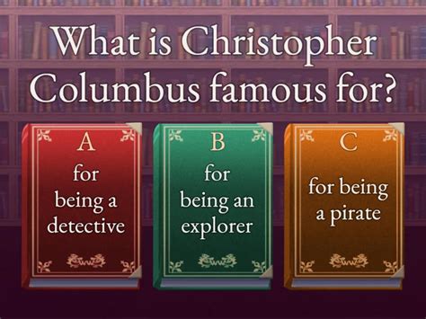 Kids Christopher Columbus Quiz