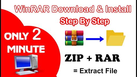 How To Download And Install Winrar Extract Rar File In Windows 10