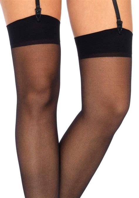 Dex Sheer Thigh High Stockings Womens Sexy Hosiery Leg Avenue