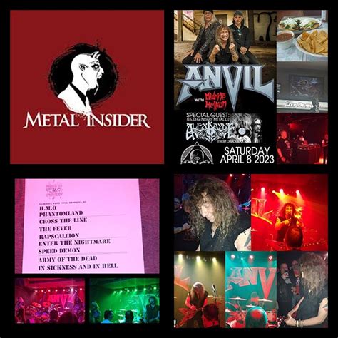 Live Gig Review A Badass Night Of Metal With Anvil At The Saint Vitus