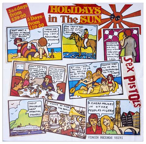 Sex Pistols Holidays In The Sun Poster From The Original Barnebys