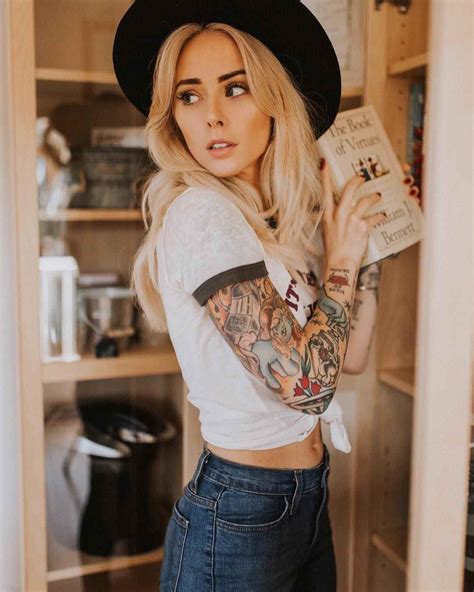 Tattoo Model Alysha Nett Los Angeles Usa Inkppl