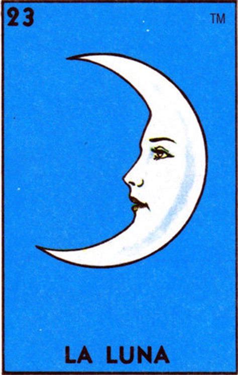 Mexican Folk Art Prints Sun Moon Loteria El Sol And La Luna 5 X Etsy Uk