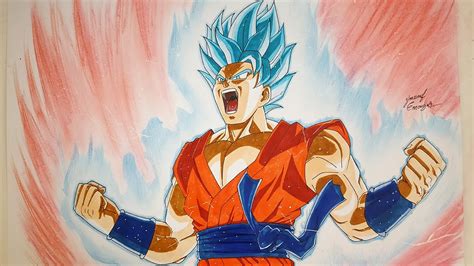Today we summon for the new super saiyan blue kaioken goku & hit on dragon ball legends! Drawing Goku Super Saiyan Blue Kaioken From Dragon Ball ...