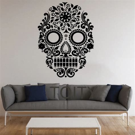 Buy Sugar Skull Wall Stickers Mexican Art Vinyl Decals