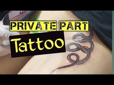 Private Part Tattoo Youtube