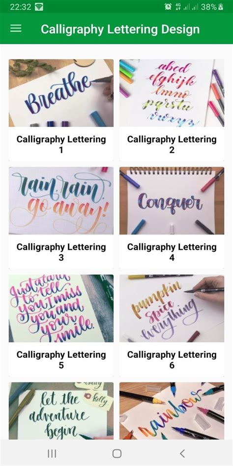 Calligraphy Lettering Design Apk For Android Download