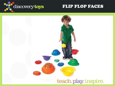 Discovery Toys Flip Flop Faces Aim Toss And Flip 6 Bean Bags Labeled