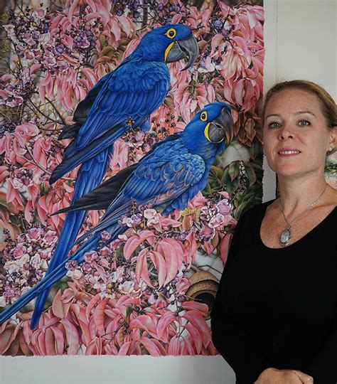 Lecythis Pisonis And Hyacinth Macaw Heidi Willis