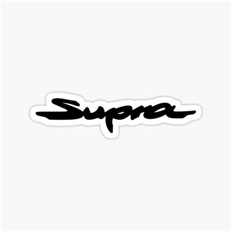 Supra Logo Sticker For Sale By Cjayb141 Redbubble