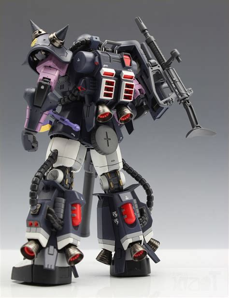 Gundam Guy Rg 1144 Ms 06r 1a Zaku Ii Black Tri Star Ver Customized