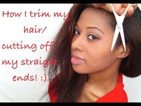 ️ ️How I Trim My Thin Ends ️ ️ - YouTube