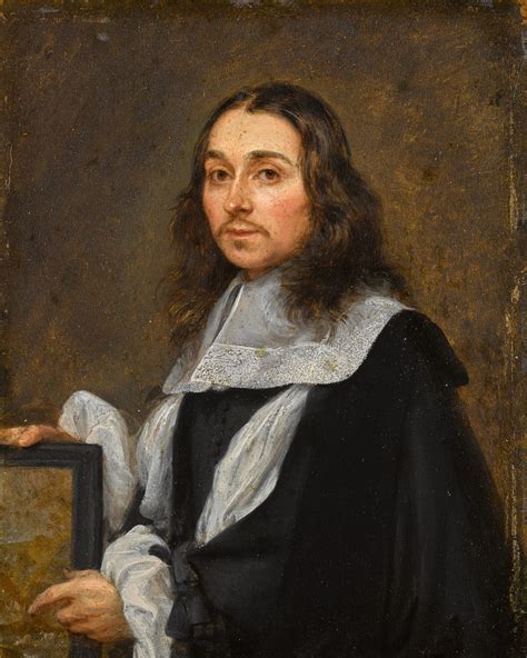 Flemish School Circa 1660 Portrait Of A Gentleman Half Length