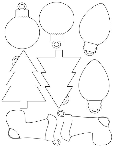 printable christmas envelope  christmas shapes