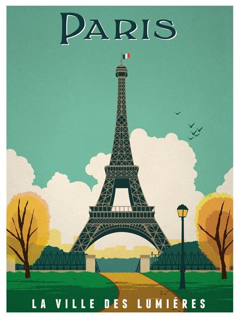 Vintage Paris Print Vintage Travel Posters Travel Posters Paris Poster