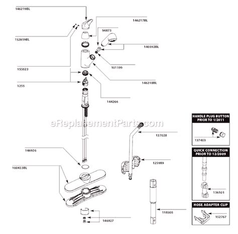 Moen products parts that fit, straight from the manufacturer. Moen 7570BL Parts List and Diagram - (After 10-10 ...