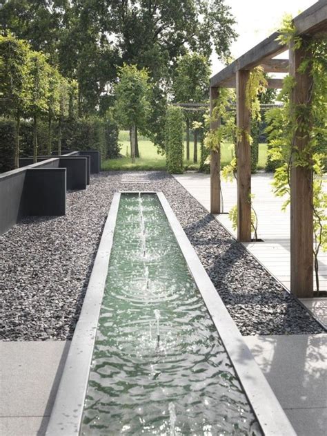 Water Feature Netherlands Modern Landscape Design Modern Garden Design