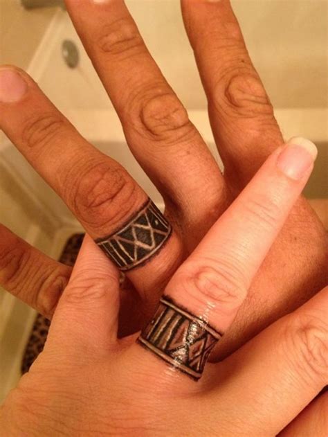 100 Unique Wedding Ring Tattoos Youll Need To See Tattoo Me Now