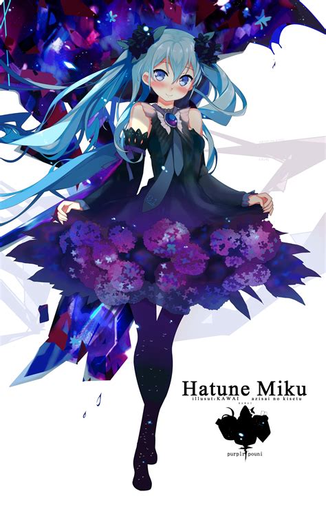 Long Hair Blue Eyes Blue Hair Anime Anime Girls Vocaloid Hatsune