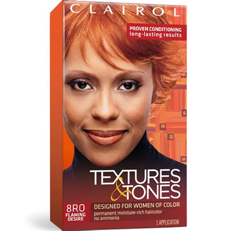 If you have a known hair dye allergy, do not use this product unless approved by your dermatologist. CLAIROL TEXTURES & TONES PERMANENT HAIR COLOR DYE KIT 1 ...