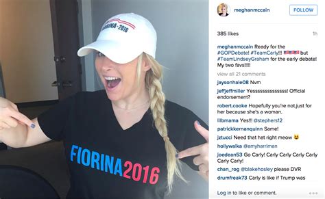 Meghan Mccain Endorses Carly Fiorina Lindsey Graham