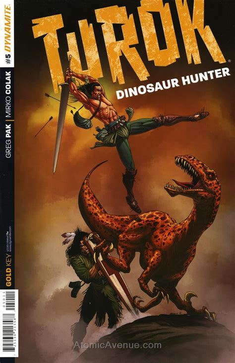 Turok Dinosaur Hunter Dynamite Vol 1 5 Vf Dynamite Comic Book