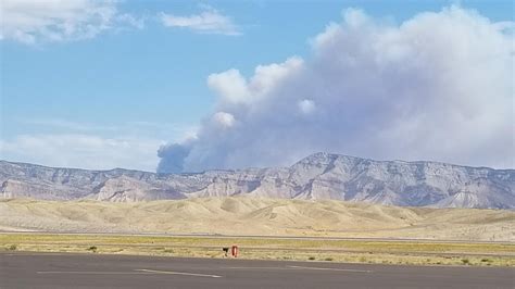 Pine Gulch Fire Burning North Of Grand Junction Colorado