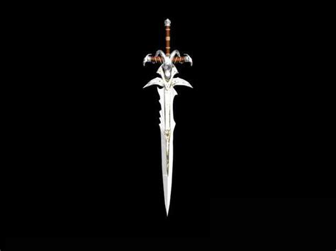 Magic Sword Frostmourne 3d Model 3dsmax Files Free Download Cadnav