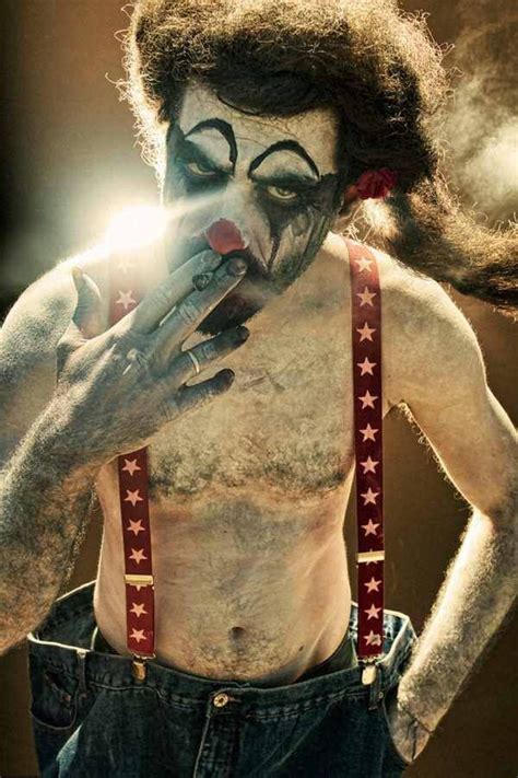 Shirtless Scary Clowns Dark Circus Creepy Clown