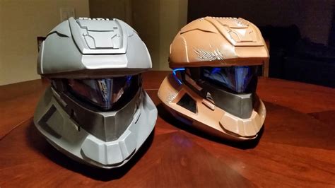 Competed And Ready To Wear Fan Made Halo 4 Scout Helmet Etsy