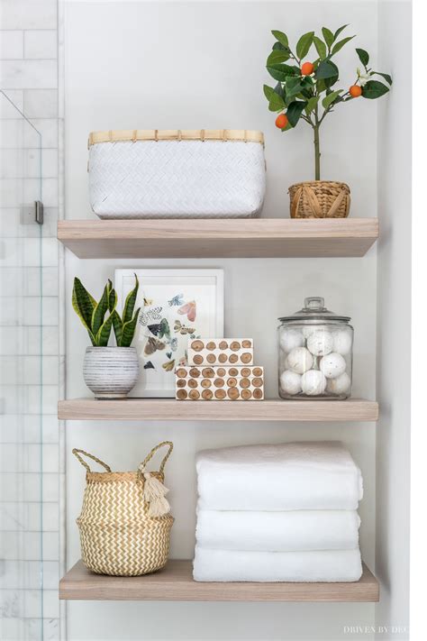 What To Put On Floating Shelves In Bathroom Everything Bathroom