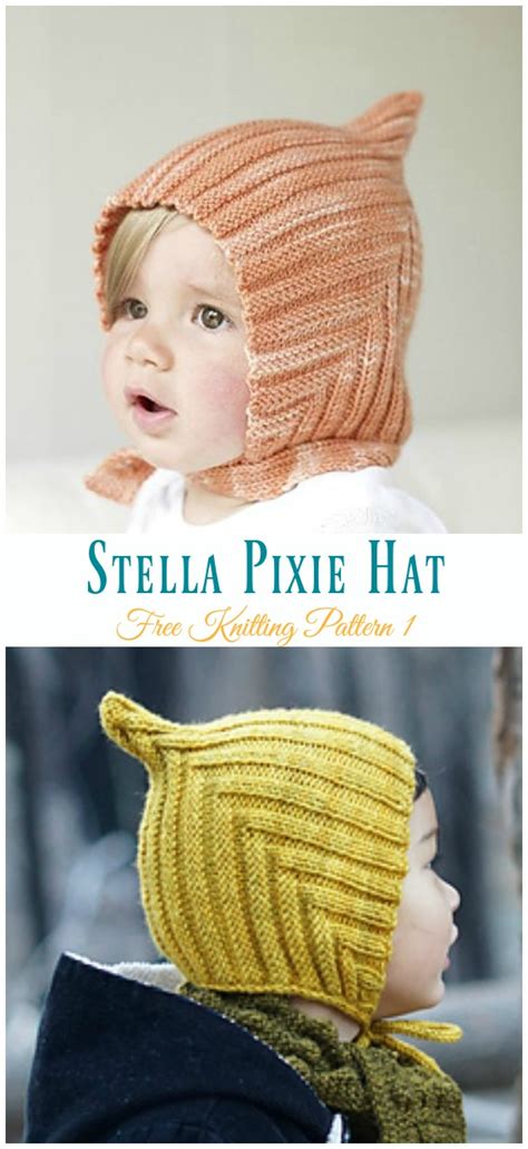 Kids Pixie Hat Free Knitting Patterns Baby Hat Knitting Pattern