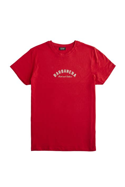 Truth And Culture Red Cotton T Shirt Barbanera