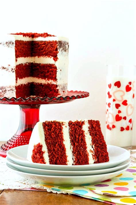 Frosting For Red Velvet Cake Twelve Layer Red Velvet Cake With Cream