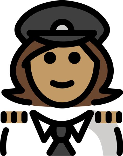 Woman Pilot Medium Skin Tone Emoji Download For Free Iconduck