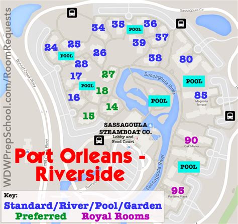 Port Orleans Riverside Resort Maps Wdw Prep School