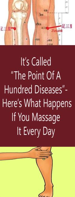 Its Called “the Point Of A Hundred Diseases” Heres What Happens If You Massage It Every Day