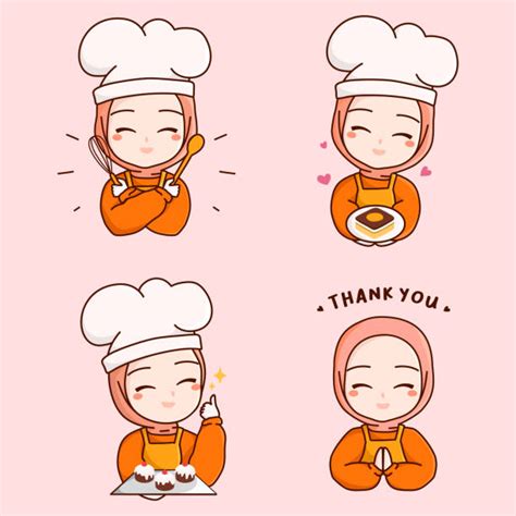 Cute chef muslimah cartoon hd png download transparent png. Chef Muslimah Kartun Png - Chef Woman Archives Similarpng ...