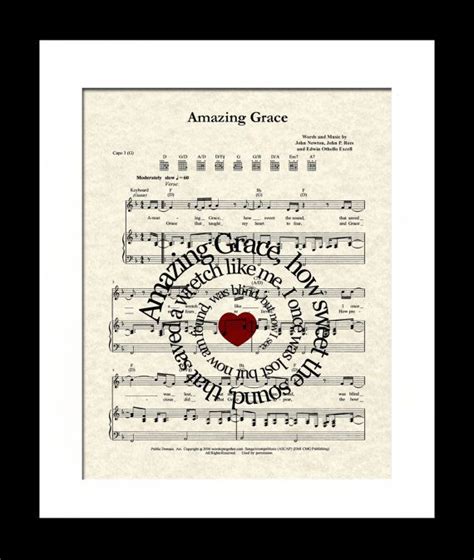 Free shipping on orders over $25 shipped by amazon. Hymn Art Print | Amazing Grace | Song Lyric Art | Sheet Music Art Print | Song lyrics art, Sheet ...