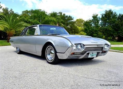 1962 Ford Thunderbird 44791 Miles Silver Mink Coupe 390 Automatic